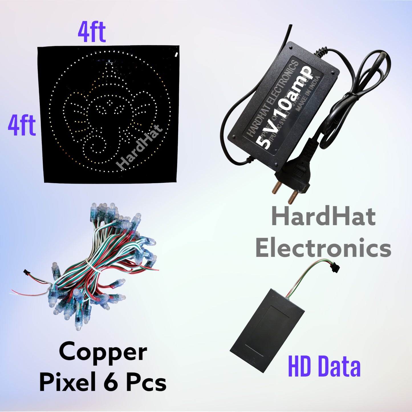 Ganpati Set 4ft x 4ft