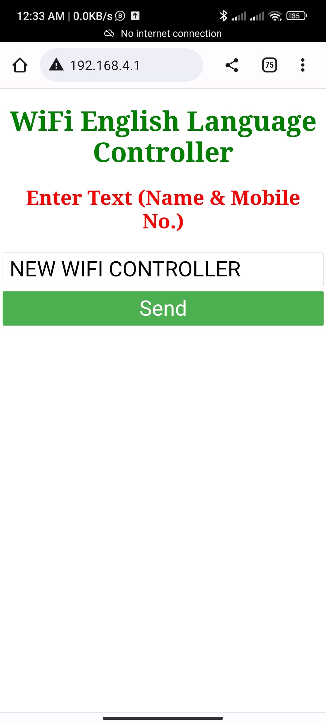 50 X 20 building/road Controller