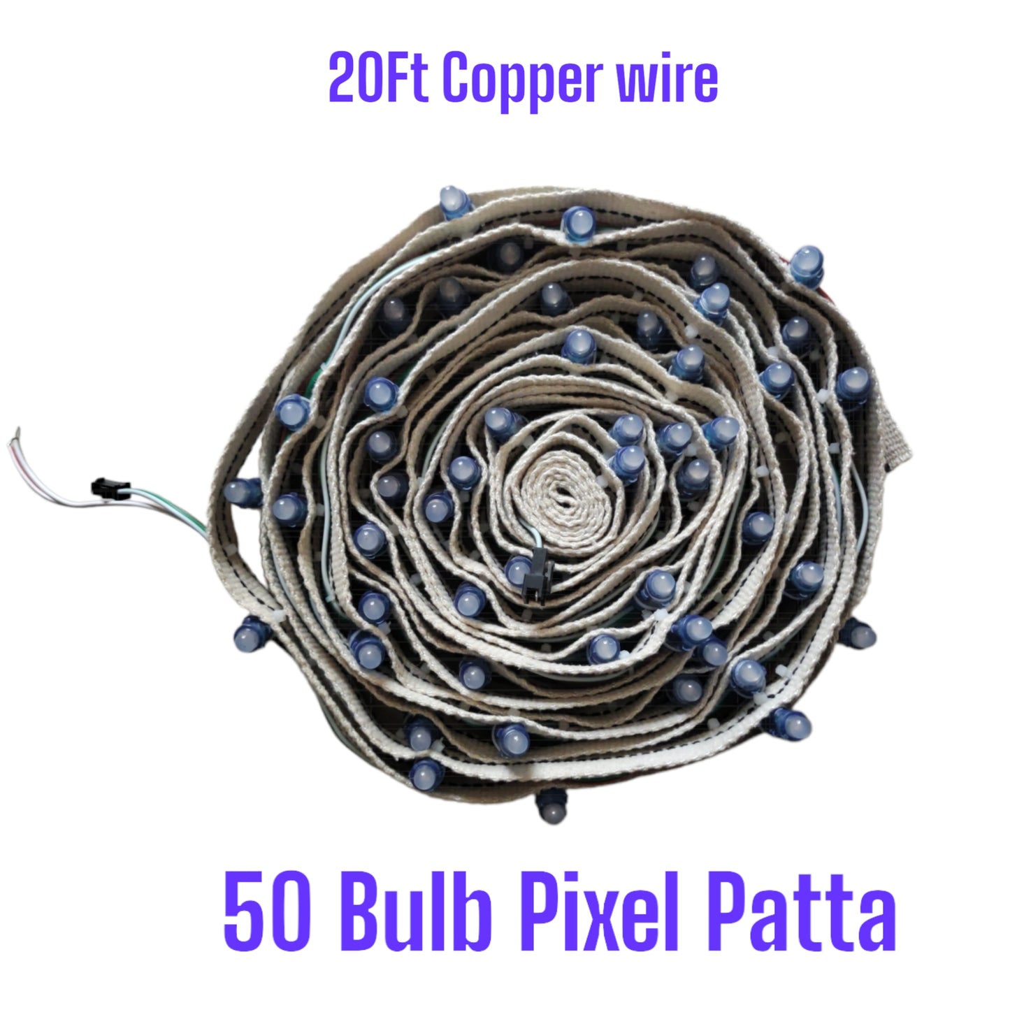 50 बल्ब पिक्सेल पत्ता