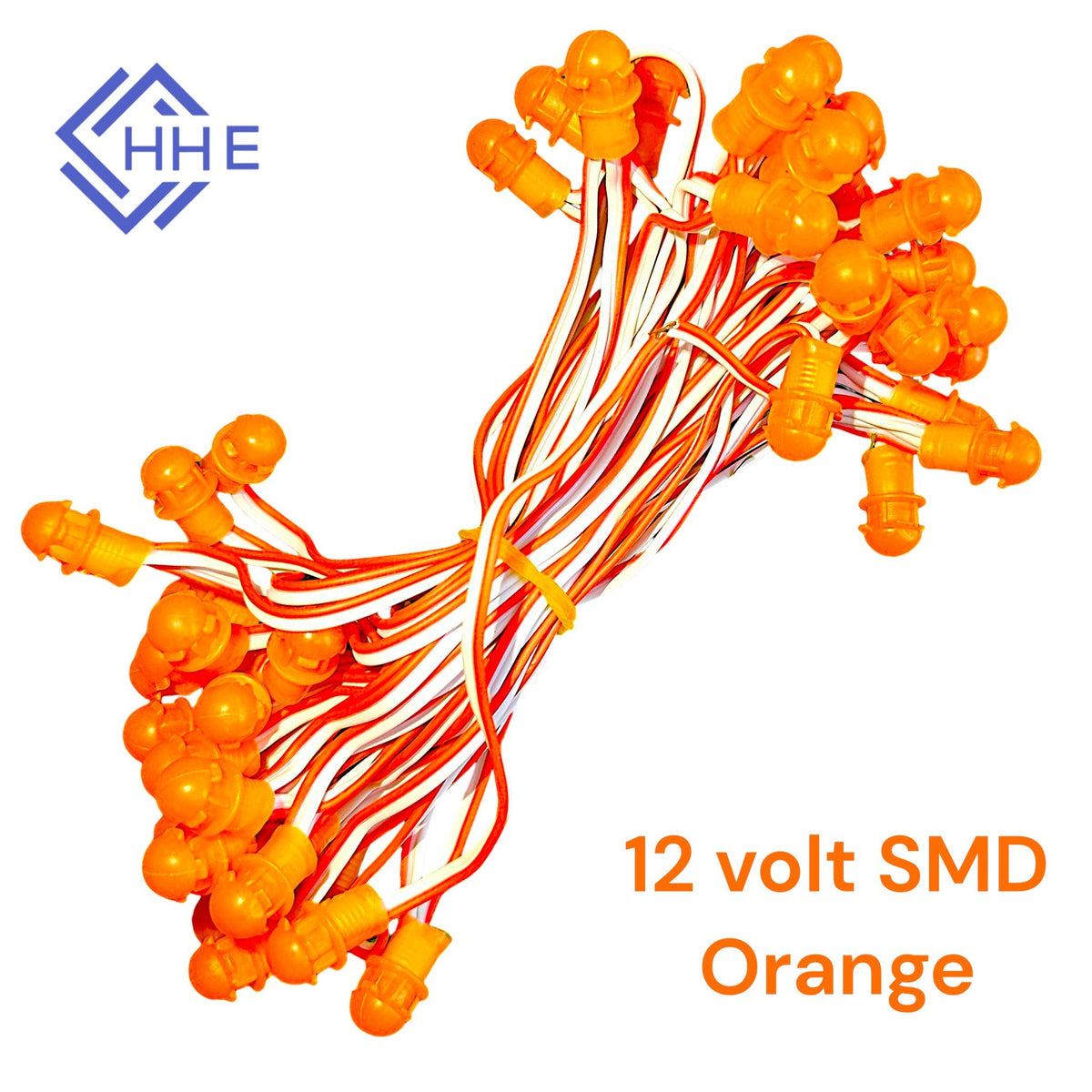 Orange color 12 volt smd led
