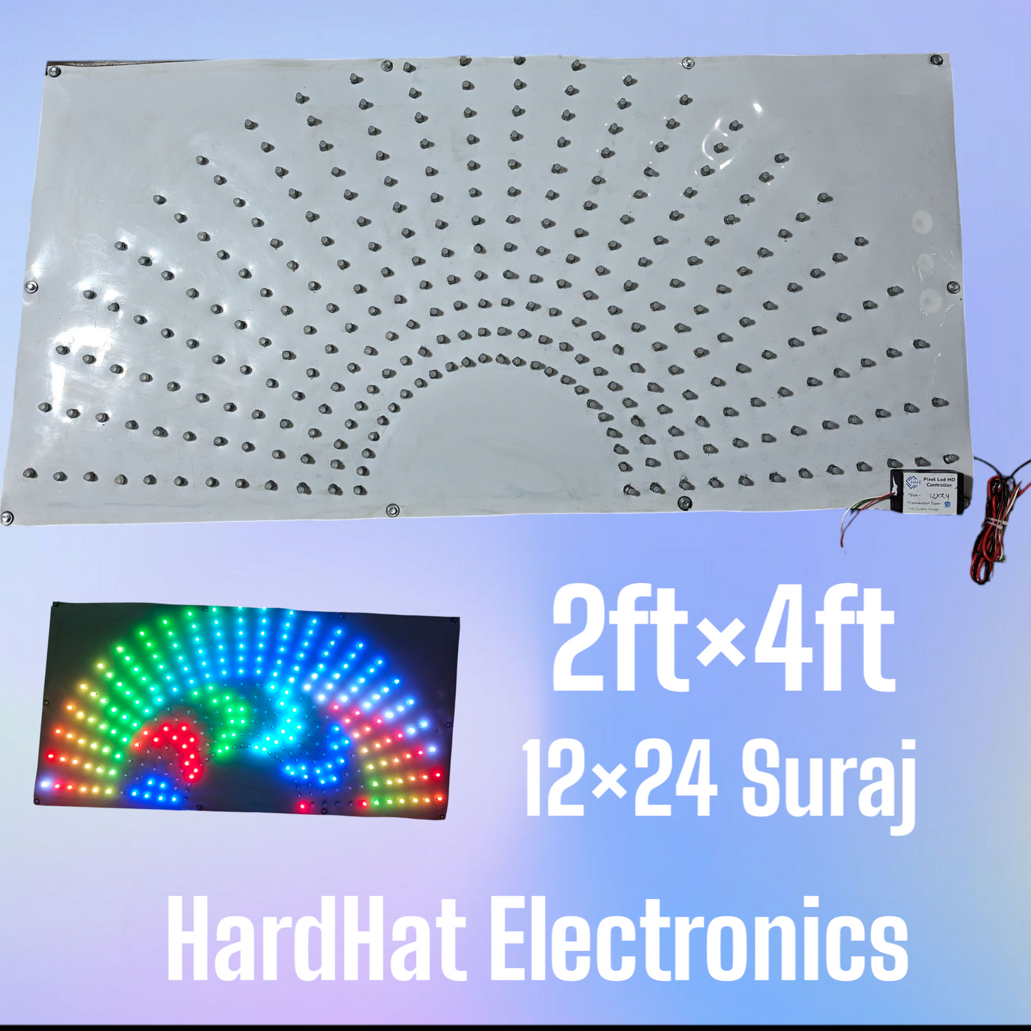 2ft X 4ft Suraj set (2811 pixel led 12 MM)