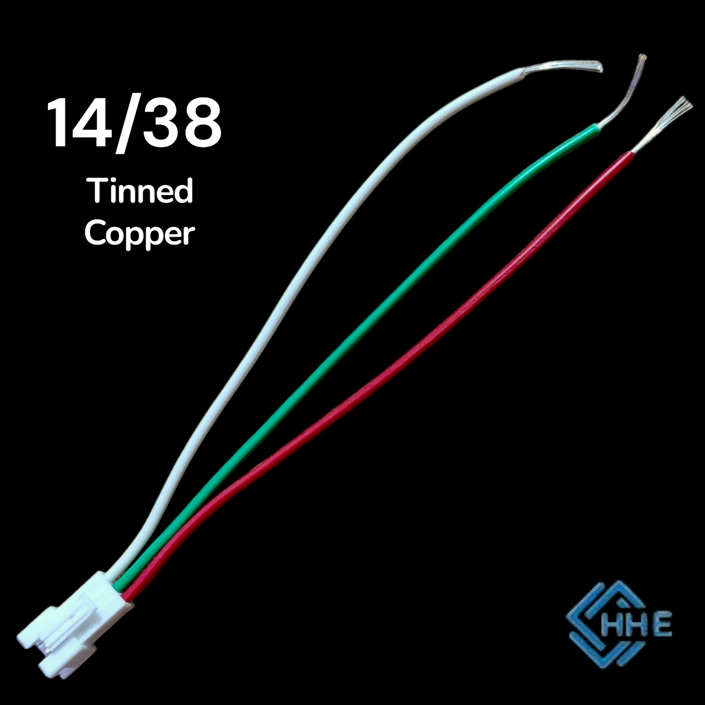 3 pin Male connector white 14/38 (सफेद वाला कनेक्टर 3 पिन मे छोटा 14/38)