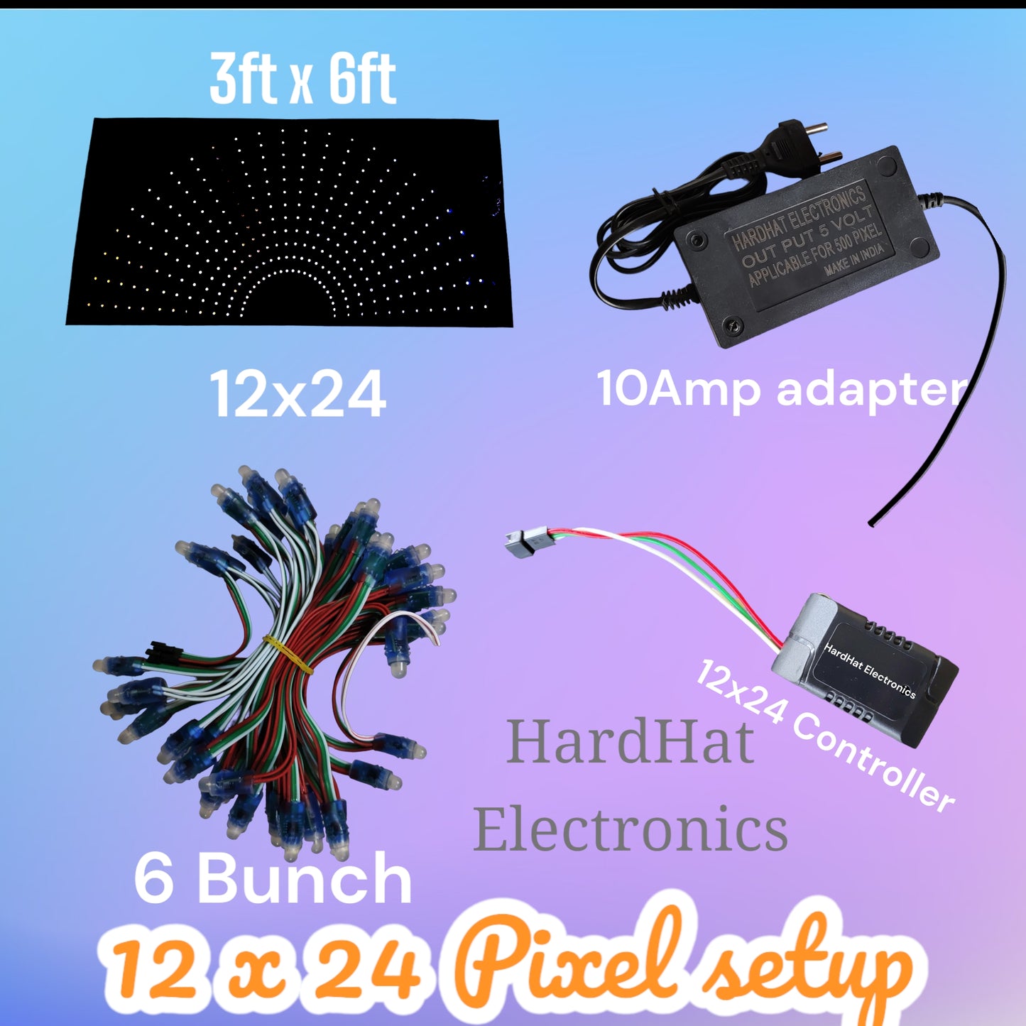 12x24 3ftx6ft Suraj setup