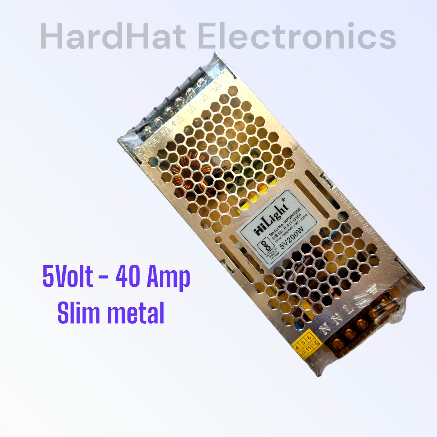 SMPS 5Volt 40amp स्लिम बॉडी