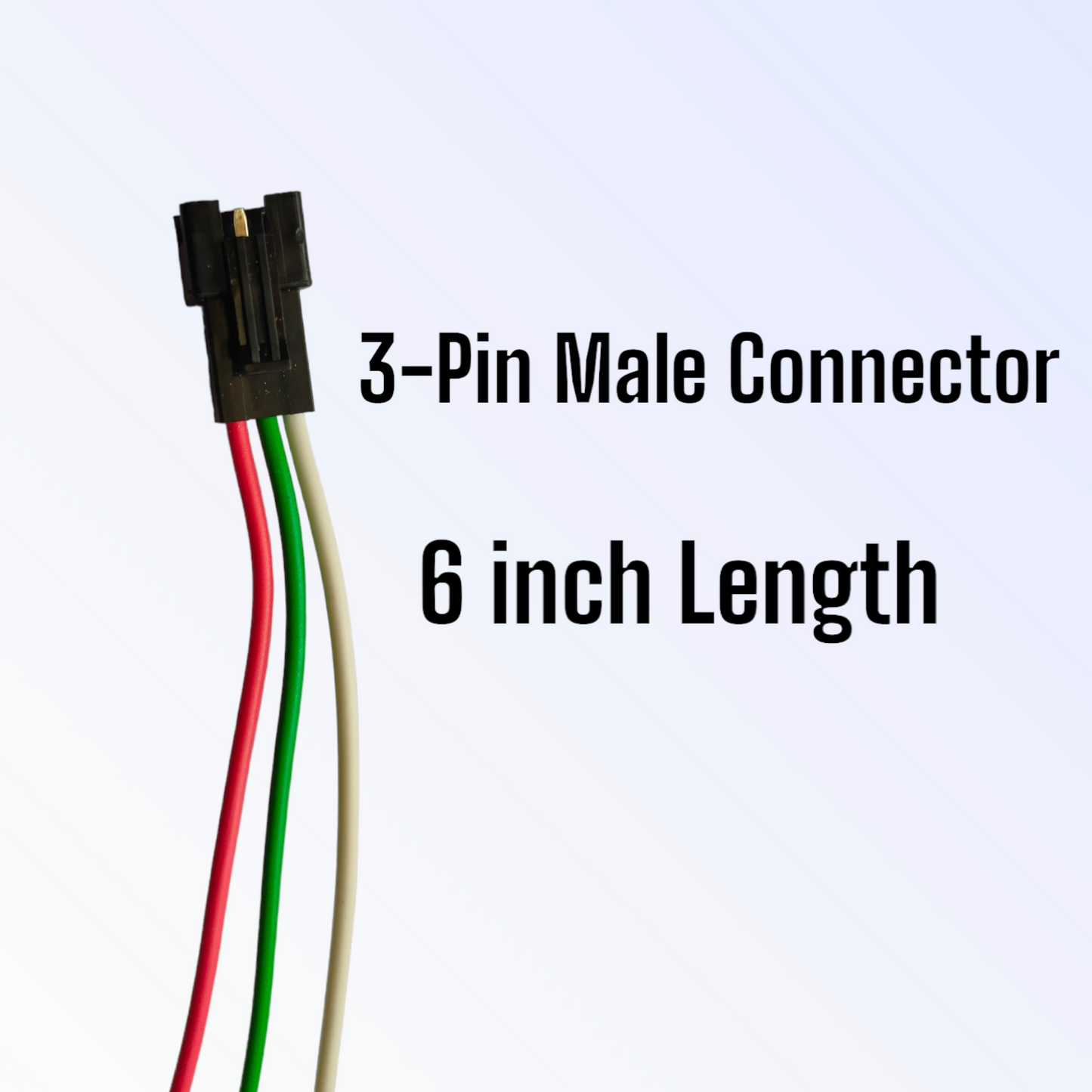 3 Pin Male Connector