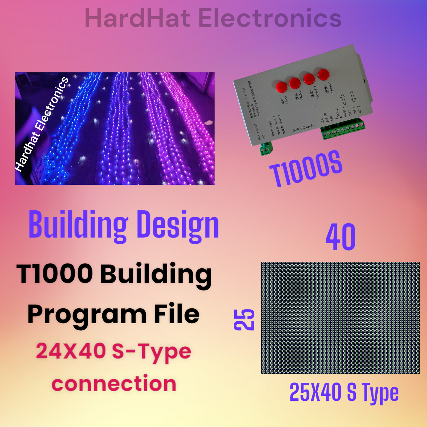25 X 40 T1000 Stype 3D Program