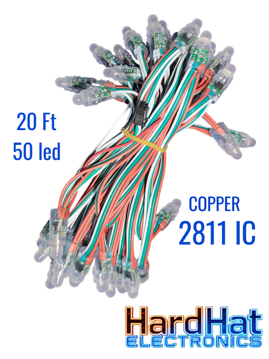 2811 Pixel led 20ft (Pure copper)