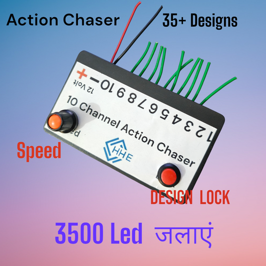 12Volt Action Chaser. Single Color Pixel Chaser.