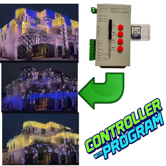 T1000 S controller with new rainfall and star designs