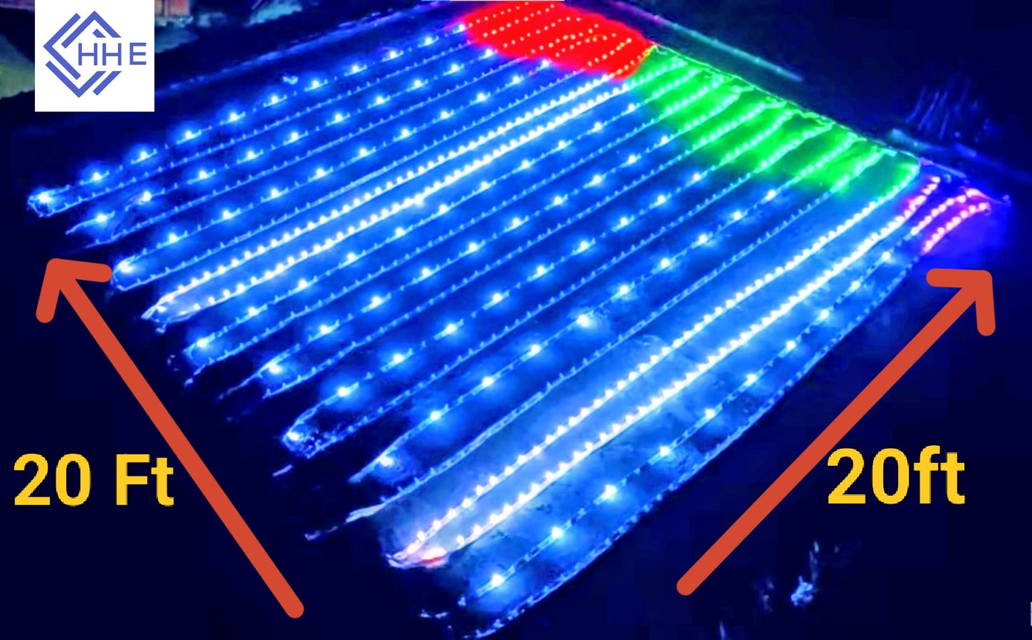 लटकन सेट ऊंचाई 20ft चौड़ाई 10/20/30/40/50/60/70/80 फिट तक  Pixel led thoran set