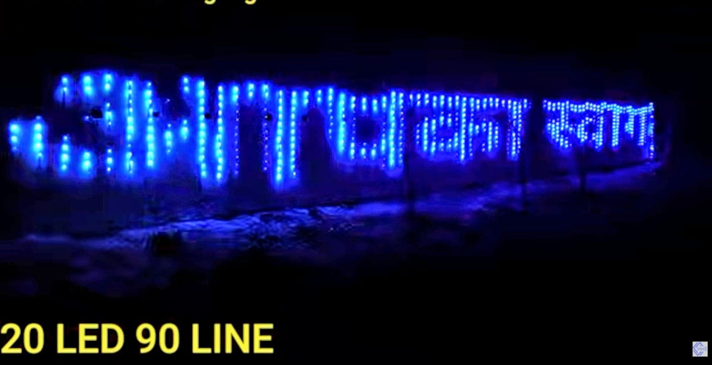 लटकन सेट ऊंचाई 8 फिट चौड़ाई 100 फिट तक (set  8ft X 20ft/30ft/40ft/50ft/60ft/70ft/80ft/90ft/100ft)