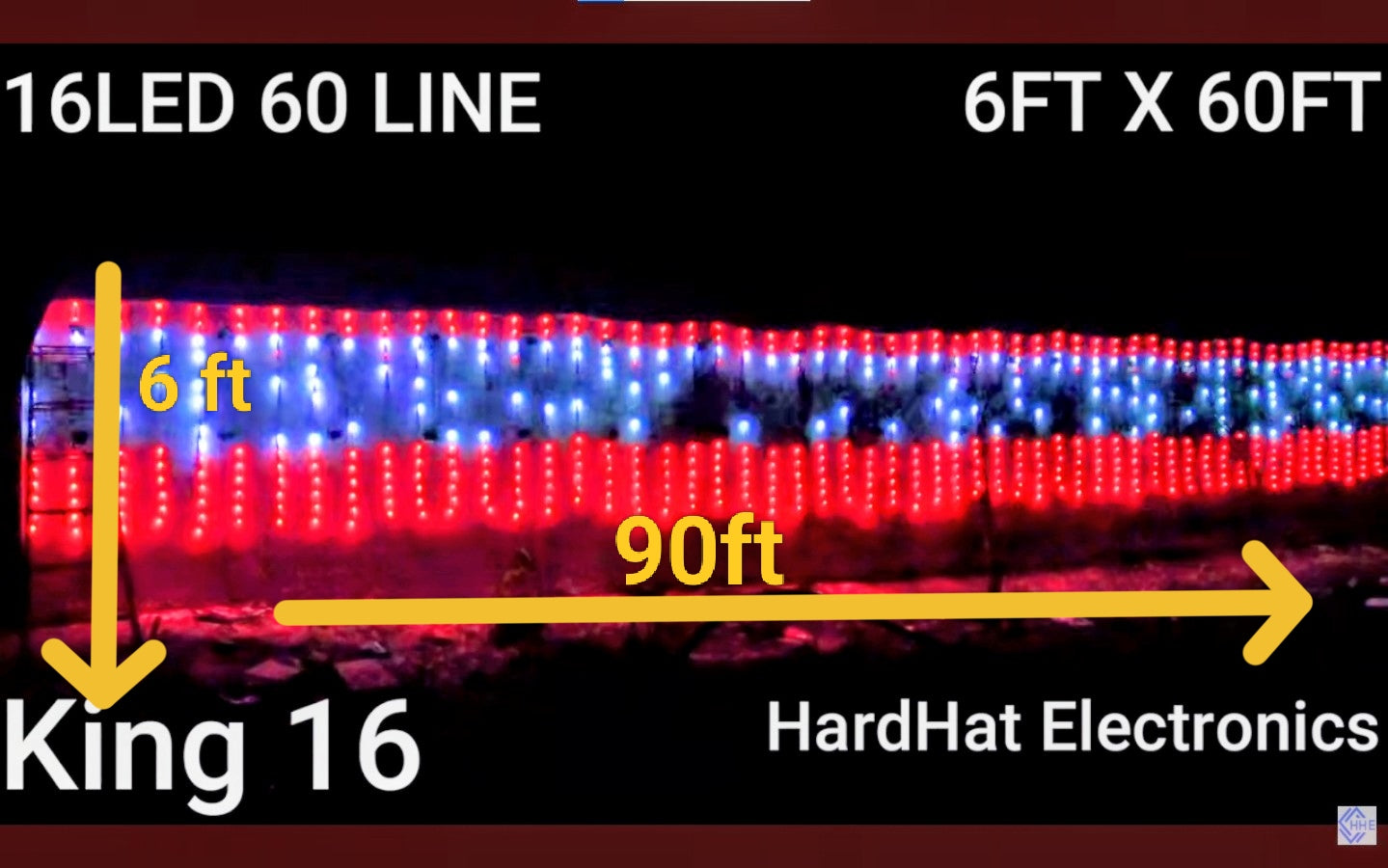 6ft X 20ft/30ft/40ft/50ft/60ft WiFi Latkan set (16Led in one line) KDN/SGN Led used