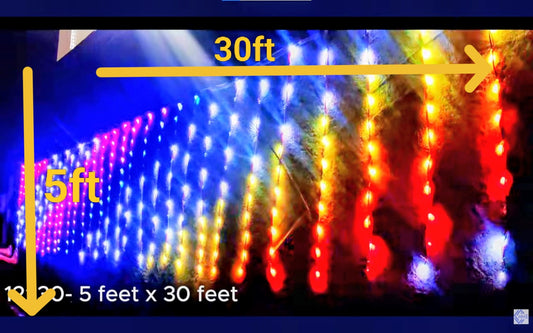 5ft X 20Ft/30ft/40ft/50ft WiFi Pixel Thoran 12 led in one line (एक लाइन मे 12 एलईडी )