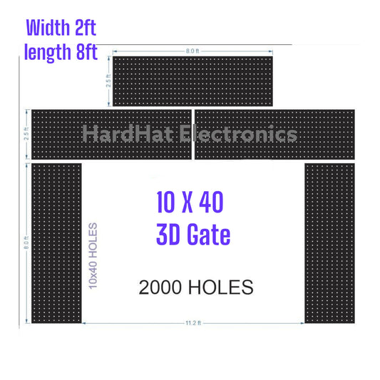 10 X 40 (2ft X 8ft) 3D GATE