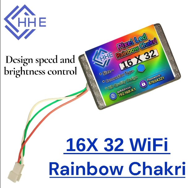 16 X 32 Rainbow chakri controller (rainbow +wifi) चकरी  का कन्ट्रोलर 16 एलईडी एक लाइन 32 लाइन