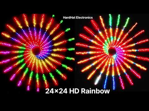 24 X 24 rainbow pixel set plug and play