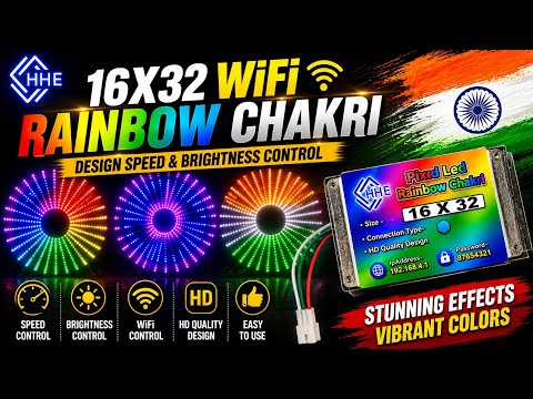 3feet x 3feet Rainbow Chakri Complete Ready Set. (16X32)