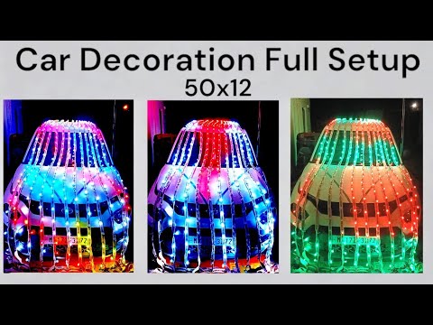 20ft X 6ft Pixel set for car Decoration