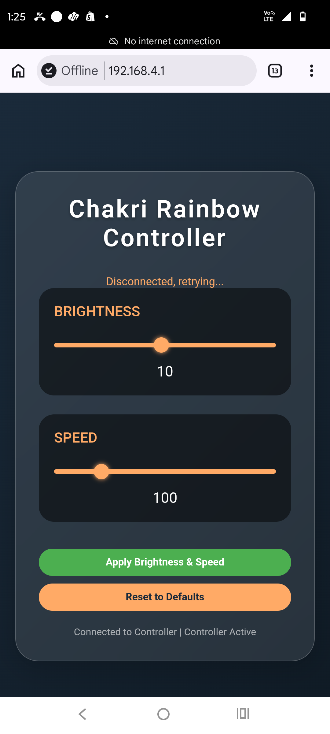 NEOS  12X24 Controller Chakri/ suraj Rainbow HD design ( 12X24 कन्ट्रोलर चकरी / सूरज के लिए रैन्बो डिजाइन   नेओस )