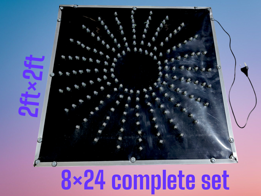2feet x 2feet Rainbow Chakri Complete Ready Set 8 X 24(12mm led )