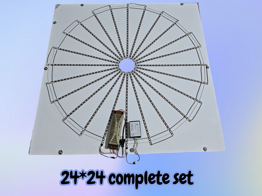 3feet x 3feet Rainbow Chakri Complete Ready Set. (24X24)