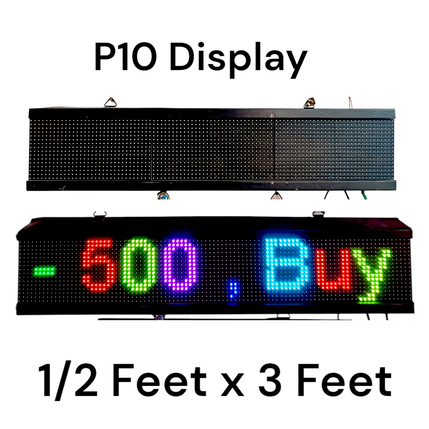 P10 Moving Display Name Board.