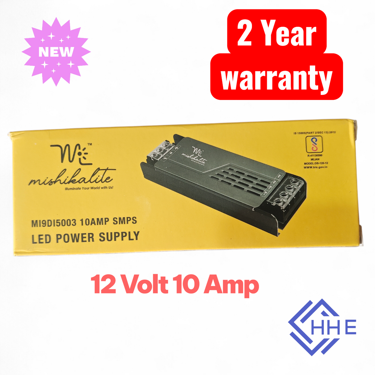 ML Power supply 12 volt 10 AMP (2 year warranty, full replace)