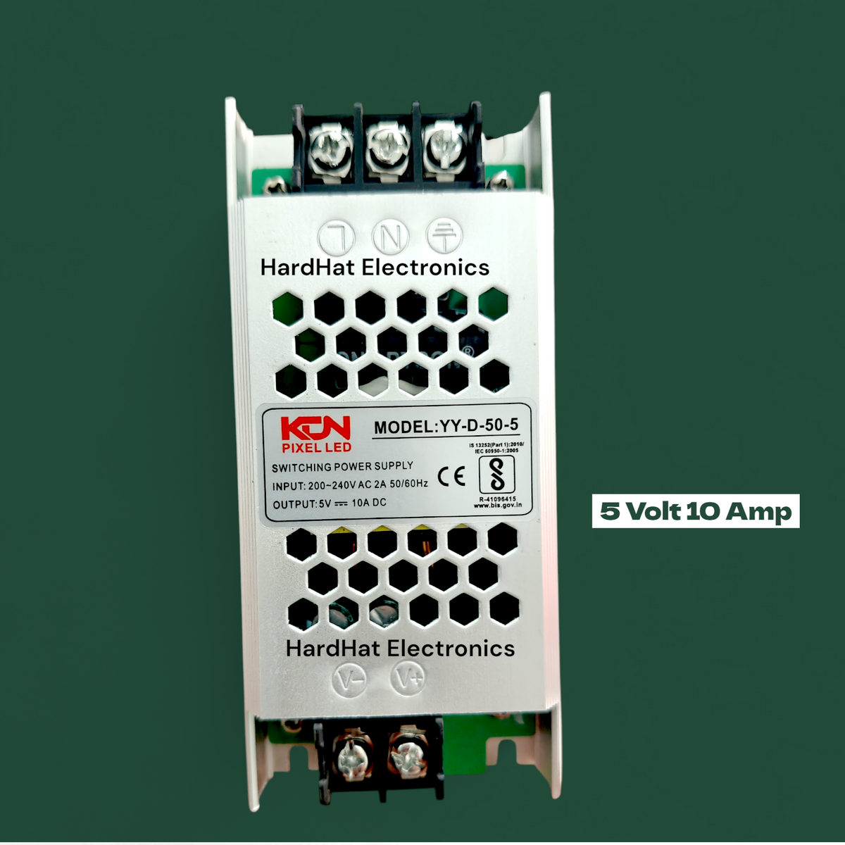 Supply 5V 10 amp SMPS  Hi performance (LG) (5 वॉल्ट 10 ऐम्प एलजी SMPS )