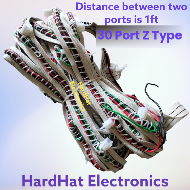 Z type patta 30 feet ( 30 पोर्ट मे z  टाइप पट्टा हेवी कनेक्टर 23-40 कनेक्टर के साथ )