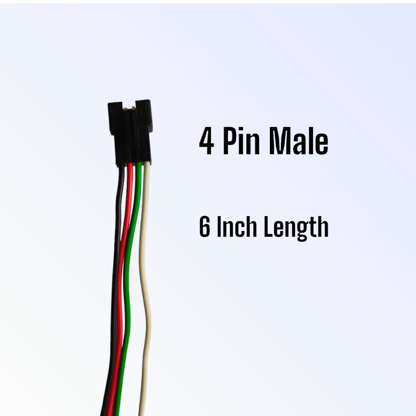 4 पिन पुरुष-महिला कनेक्टर