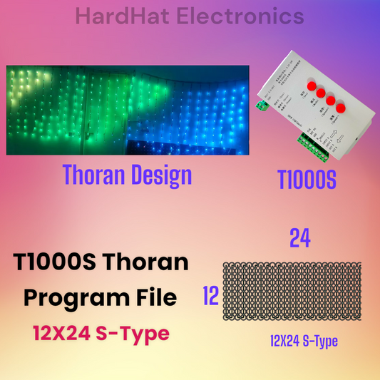 T1000 के लिए 12 X 24 S प्रकार का प्रोग्राम