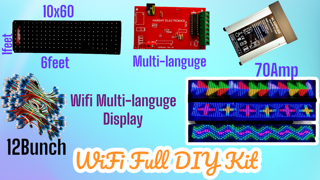 WiFi Display Complete Kit 10x60