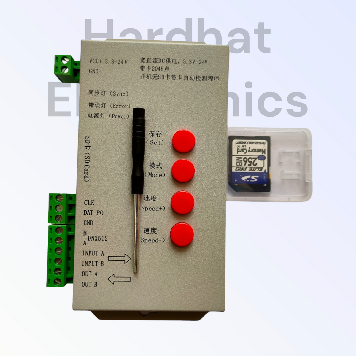 Buy T1000S Pixel Controller with program | HardHat Electronics