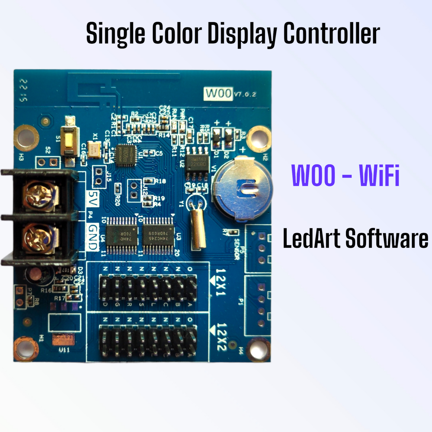 W00 Single Color Display Controller