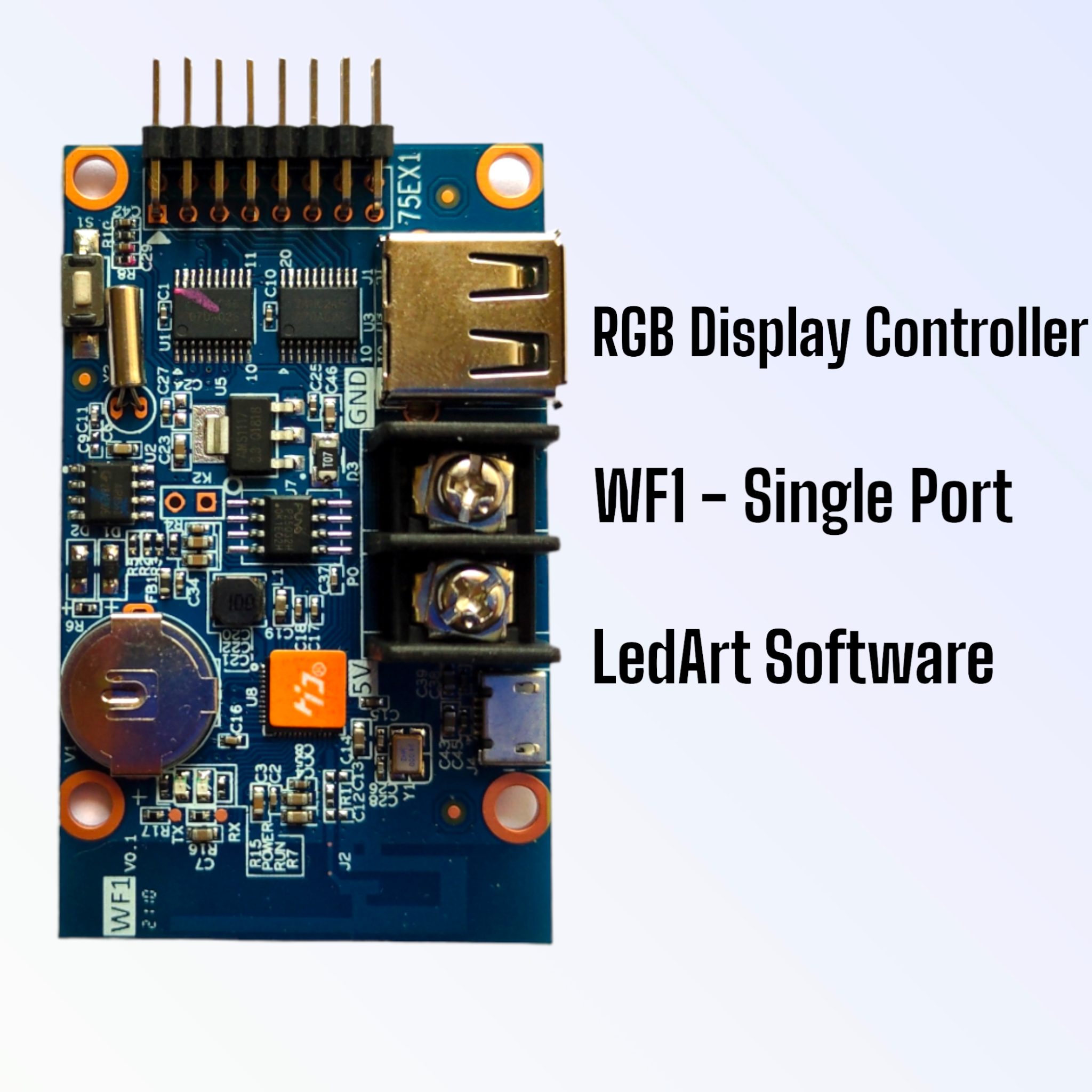 Rgb Controller Hardwired Buy WF1 RGB Display Controller | HardHat Electronics